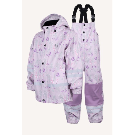 Lindberg Sweden VATTHOLMA ilma voodrita vihmakomplekt,  Lavender/Pink