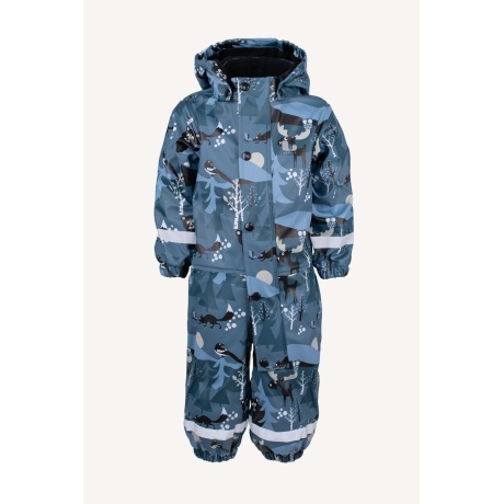 Lindbergi Sweden LEKHYTTAN fliisvoodriga vihmakombe, Blue/Black