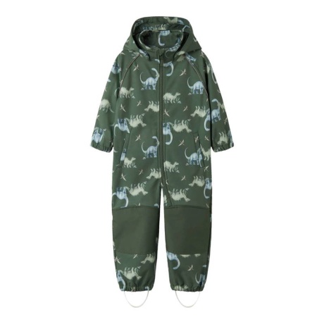 NMMALFA08 Name It softshell kombekas- Jungle Green Dino Adventure